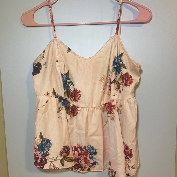 Chelsea and Violet spaghetti Strap Shirt Pink Women Size Small - Picture 1 of 7